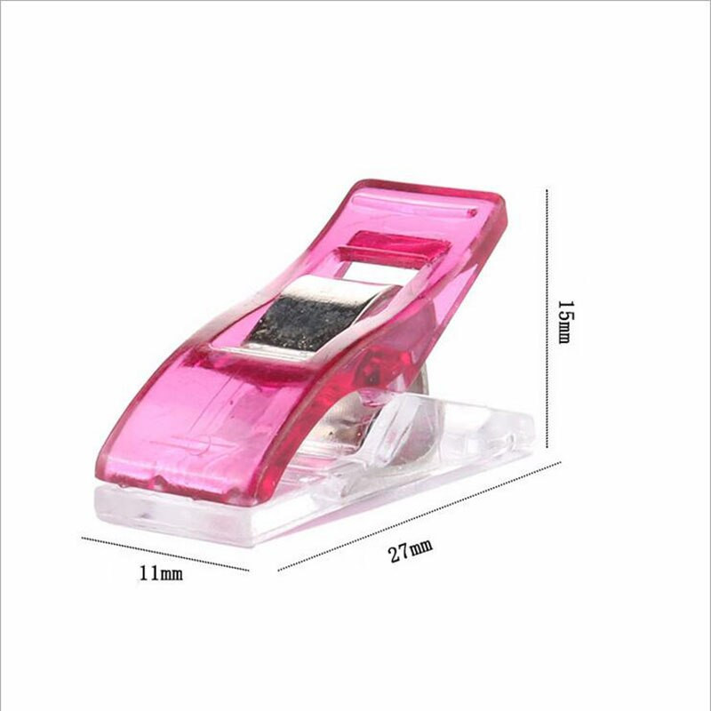 Plastikiniai segtukai siuvimas 50 vnt. Skaidrus siuvimas Craft Antklodės Įrišimas Plastikiniai segtukai Spaustuvų pakuotė Nuostabūs plastikiniai segtukai