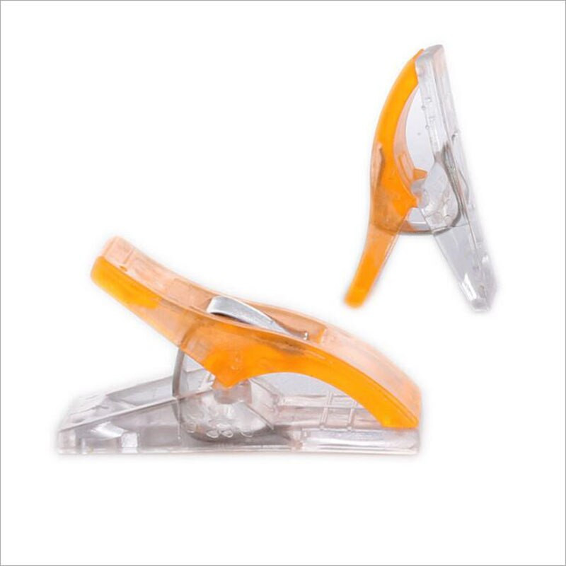 Plastikiniai segtukai siuvimas 50 vnt. Skaidrus siuvimas Craft Antklodės Įrišimas Plastikiniai segtukai Spaustuvų pakuotė Nuostabūs plastikiniai segtukai