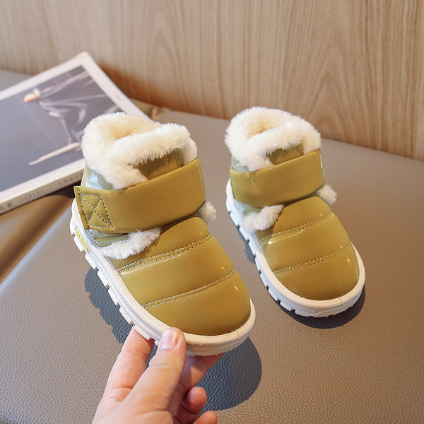 Domáce papuče pre chlapcov s teplou zamatovou podšívkou a suchým zipsom