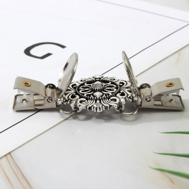 Riided Aksessuaarid Rõivaklambrid Mood Pross Retro Tuulejokk Salliklamber Naiste Pleekimisvastane Kampsun Klamber Ühendusnupp