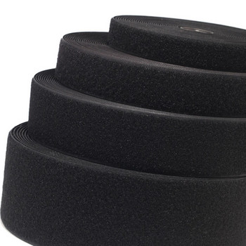 1 ζεύγος 16mm-50mm Μαύρο Λευκό Ταινία στερέωσης ραπτικής Γάντζος και θηλιά Ταινία Velcr Δεσμοί καλωδίων Αξεσουάρ ραπτικής, 1 μέτρο/Παρτίδα