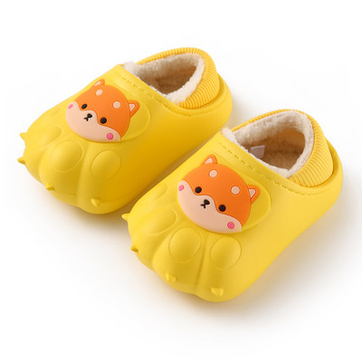 Гумени домашни пантофи с топла подплата за момчета