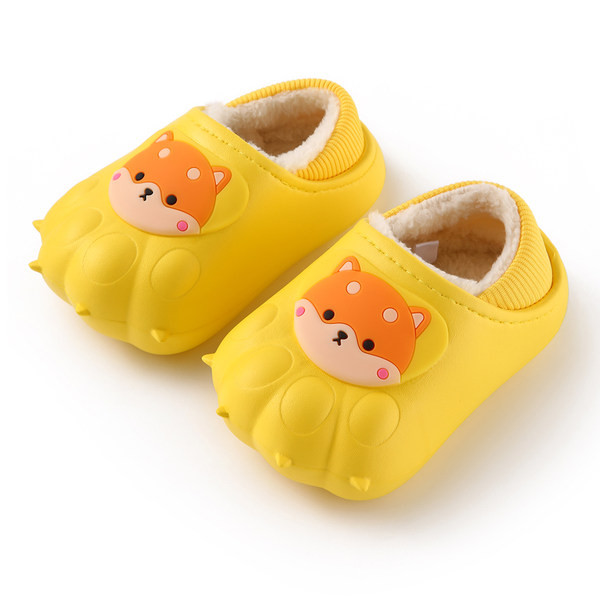 Гумени домашни пантофи с топла подплата за момчета 