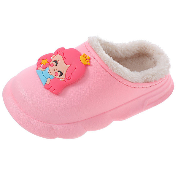 Παιδικές casual παντόφλες με φόδρα και alicia