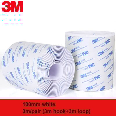3 metre/rola samolepiacej upevňovacej pásky so suchým zipsom, obojstrannej pásky s lepidlom na bytové dekorácie 20/25/30/38/50/100 mm