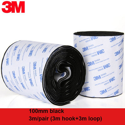 3 metre/rola samolepiacej upevňovacej pásky so suchým zipsom, obojstrannej pásky s lepidlom na bytové dekorácie 20/25/30/38/50/100 mm