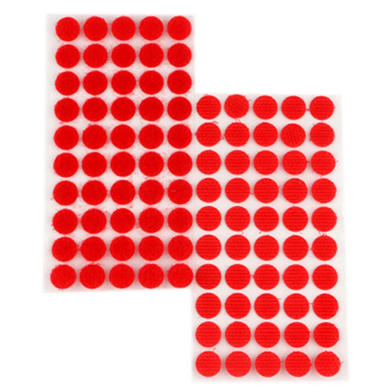 500 paari 15 mm konksu aasa kleebis Mugavad ümmargused täpid Kleebised Isekleepuv kinnitusteip käsitöötarvikute õmblemiseks