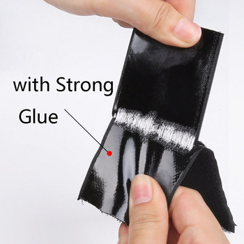 Μαύρο Λευκό Αυτοκόλλητο Συνδετήρας Magic Tape Αυτοκόλλητο με γάντζο γάντζο με θηλιά DIY DIY Αξεσουάρ υφάσματος σπιτιού 1μέτρο/ζεύγος