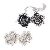 Vintage lillekujuline kampsun rätiklamber Kinnitushoidja Klamber Salli krae kardigan Metallist klambrihoidja DIY rõivaste dekoratiivklambri jaoks