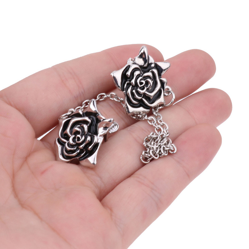 Vintage lillekujuline kampsun rätiklamber Kinnitushoidja Klamber Salli krae kardigan Metallist klambrihoidja DIY rõivaste dekoratiivklambri jaoks