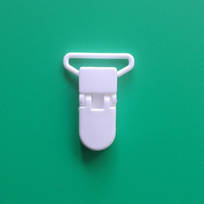 SUTOYUEN Besplatna dostava 50 komada 25 mm D Shap plastična dječja duda MAM lutka za dudu, držač za lanac, kopče za naramenice