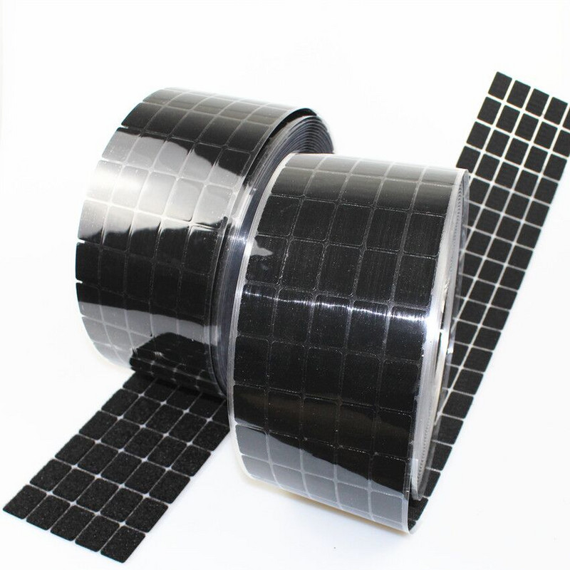 XUNZHE 20*30mm 50 Paari Magic Nylon square Kleebis Kahepoolne Kleepuv konksud Aasad Kettad Padjakesed Punktkinnituslint Õmbluskäsitöö