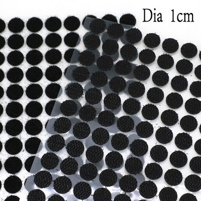 10/15/20/25/30MM puncte adezive adezive 100 de fixare cu cârlig și buclă Bandă autocolantă magică puternică din spate DIY Accesorii de cusut acasă