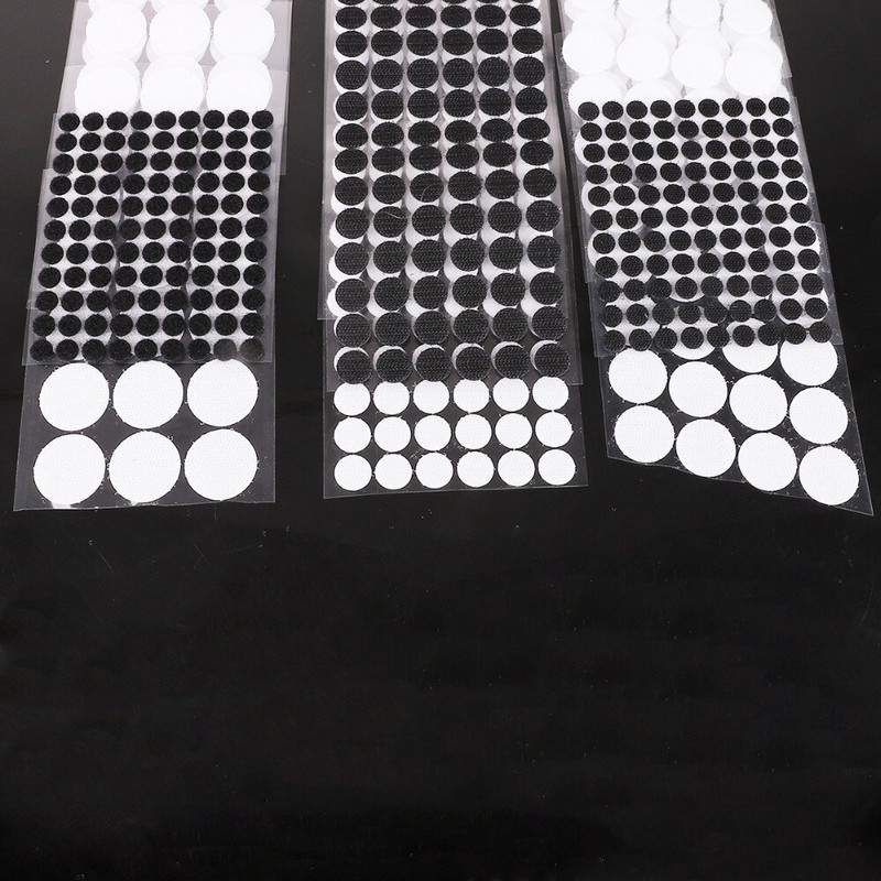 10/15/20/25/30MM puncte adezive adezive 100 de fixare cu cârlig și buclă Bandă autocolantă magică puternică din spate DIY Accesorii de cusut acasă
