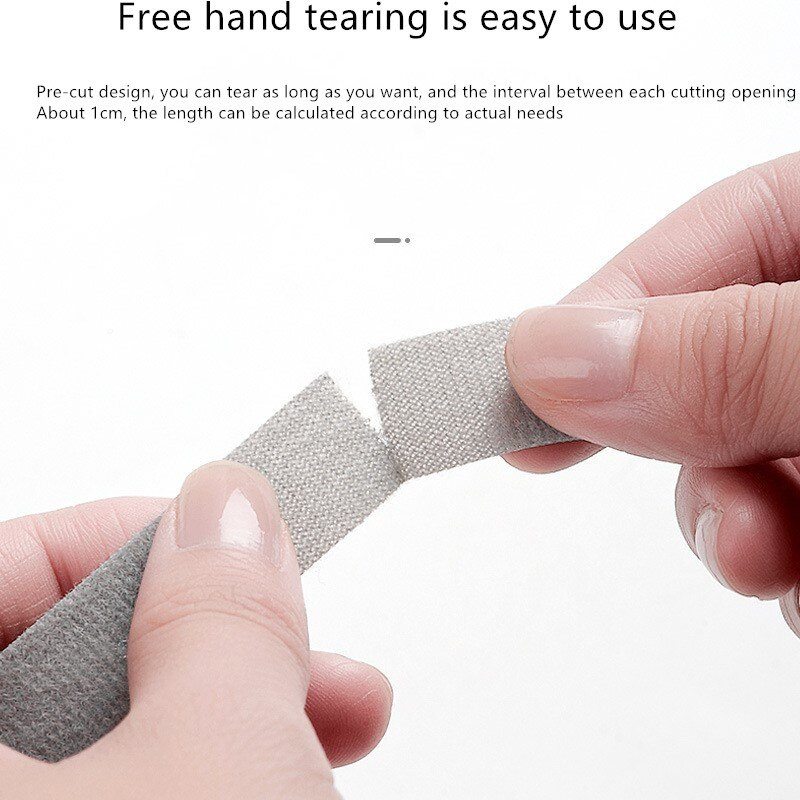 Καλώδιο USB 300mm Winder Organizer Ties Desk Organizer Θήκη ακουστικών PC Cord Organizer καλώδιο Nylon Αυτοκόλλητη γραβάτα χωρίς κοπή