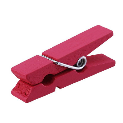 100 buc/lot mini cleme de lemn 3,5*0,7 cm cleme de lemn colorate cu arc metalic pentru agrafe de rufe DTY decor artizanat cleme de gustare cleme foto cleme