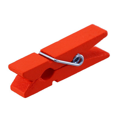 100 buc/lot mini cleme de lemn 3,5*0,7 cm cleme de lemn colorate cu arc metalic pentru agrafe de rufe DTY decor artizanat cleme de gustare cleme foto cleme