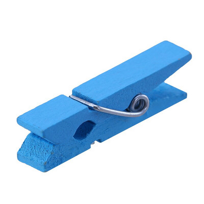 100 buc/lot mini cleme de lemn 3,5*0,7 cm cleme de lemn colorate cu arc metalic pentru agrafe de rufe DTY decor artizanat cleme de gustare cleme foto cleme