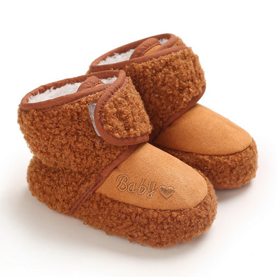 Papuci copii cu inchidere Velcro si broderie