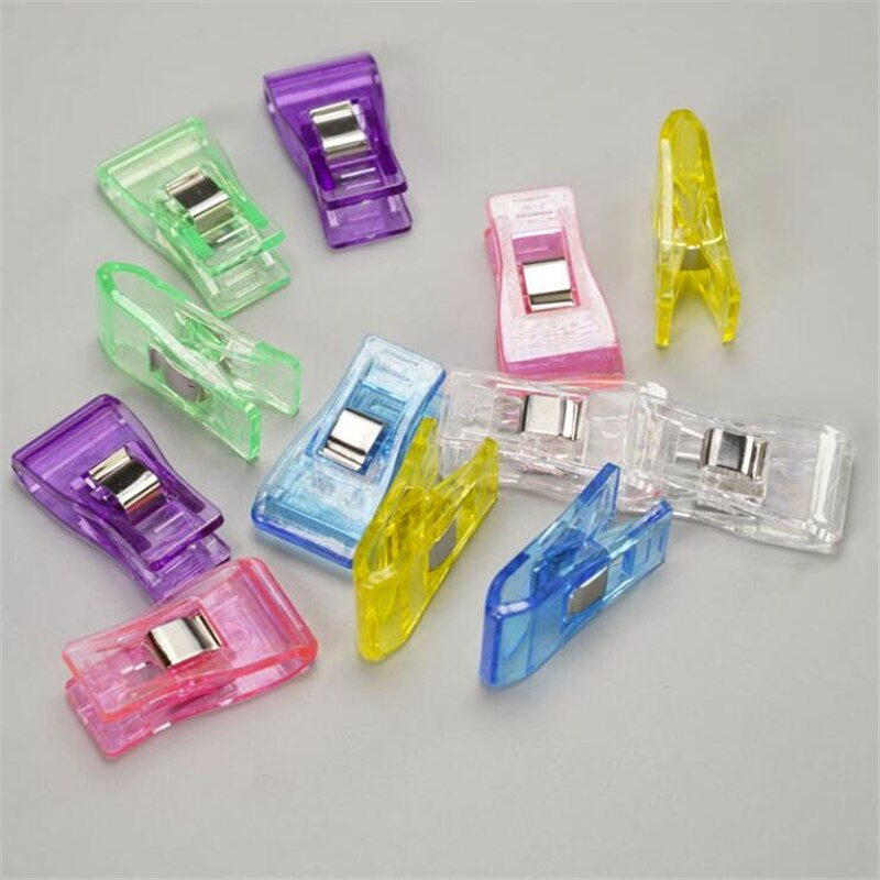 Didelė akcija 50 vnt. / rinkinys kelių spalvų maišymo permatomas odinis tvirtas drabužių segtukas, odos surišimas, tvirtinimo segtukas siuvimo įrankis