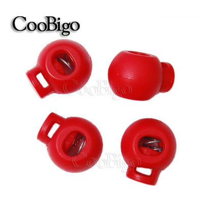 10 vnt spyruoklinio laido užrakto kamščio rutulinio virvės perjungimo dirželio laikiklis, stabdantis laido batus, nėrinių segtukas, užtrauktukas siuvimo priedai