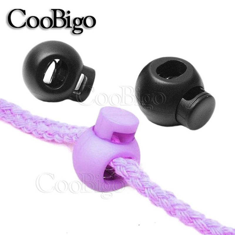 10 vnt spyruoklinio laido užrakto kamščio rutulinio virvės perjungimo dirželio laikiklis, stabdantis laido batus, nėrinių segtukas, užtrauktukas siuvimo priedai