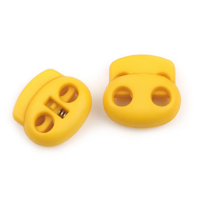 2 cm spalvinga pupelių perjungimo spaustuko kamštis plastikinis Paracord laido užrakto spaustukas batų raištelis laido sagtys Virvelės dirželio dalis sportinė apranga 10 vnt