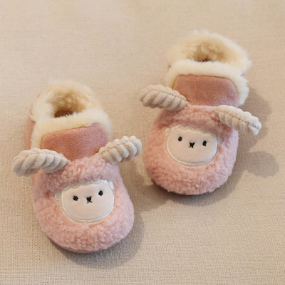 Детски пантофи с апликация и подплата