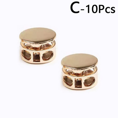 10 бр. Закопчалка за закопчалка за метален шнур, скоба, щипка за превключване на връзки за връзки за обувки Паракордно въже, шнур, аксесоар за шиене на дрехи