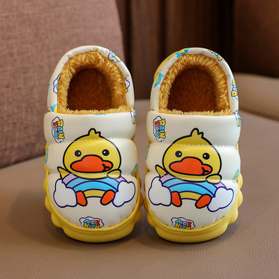 Papuci și papuci de casă impermeabili cu aplicare de rață pentru băieți