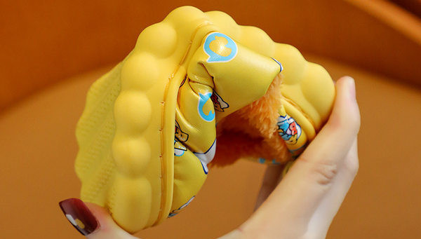 Papuci și papuci de casă impermeabili cu aplicare de rață pentru băieți