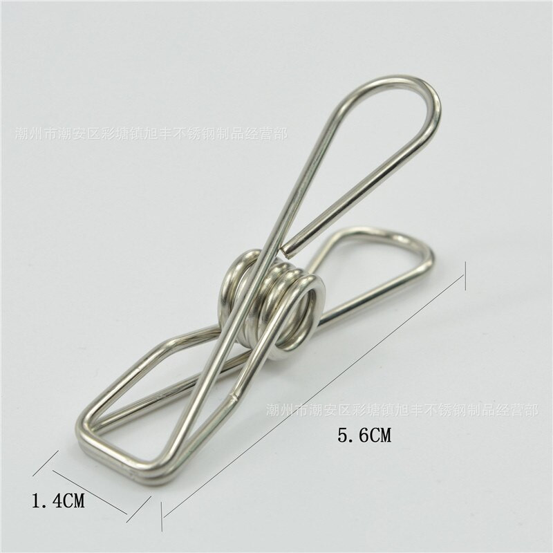 20 kusov viacúčelových vetruodolných štipcov na bielizeň z nehrdzavejúcej ocele, odolných, morskej triedy, kovových závesných sponiek na oblečenie, uteráky, ponožky