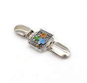 Vopsea emailată colorată, floare, aliaj, broșă, eșarfe, pulover, șal, guler, suport pentru cataramă, jartiere, accesorii, bijuterii