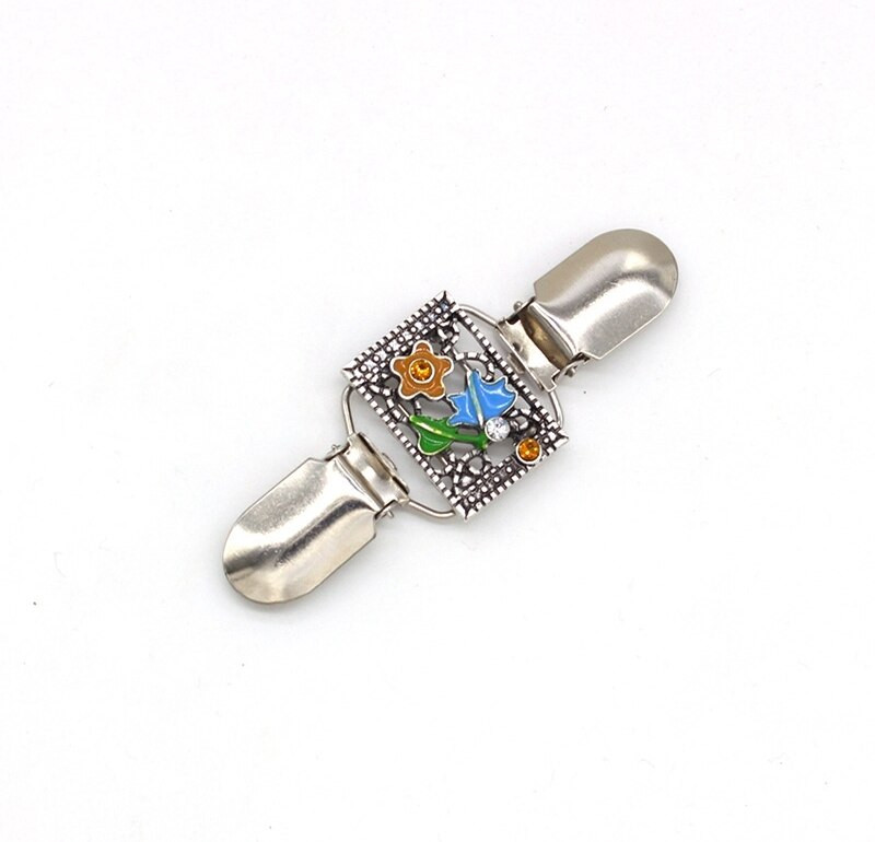 Vopsea emailată colorată, floare, aliaj, broșă, eșarfe, pulover, șal, guler, suport pentru cataramă, jartiere, accesorii, bijuterii