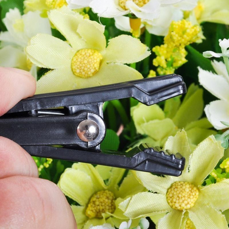 Forgó műanyag függönycsipesz Ruhasapka Többcélú gyűrű szupermarket kijelző kampó