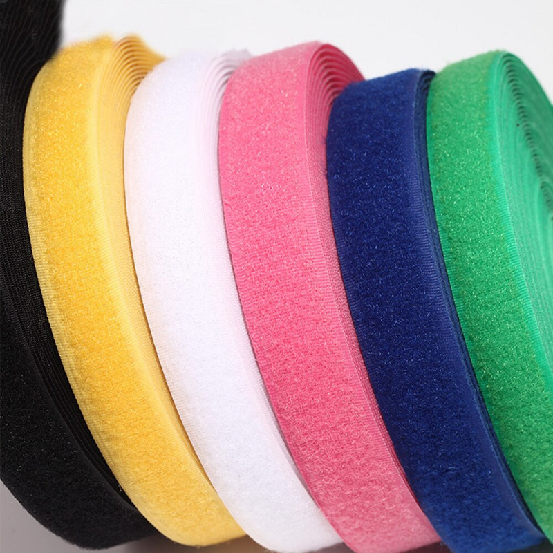 2M/paar 20MM konksu ja aasaga kinnitusteip EI Isekleepuv kinnitusteip Konksud konks Õmblustarvikud DIY Craft ilma liimita