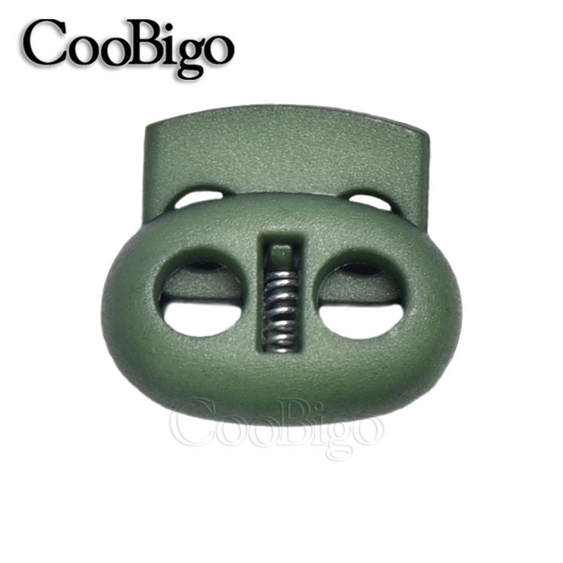 Plastikinis laido užrakto kamštis, pupelių jungiklis, apranga, batų raišteliai, sportiniai drabužiai, virvės, virvelės, priedai, mišri, spalvinga 5 mm skylė 25 vnt.