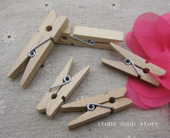 30-60 ks Prírodné drevené vešiaky na oblečenie, fotografický papier, štipce na bielizeň, vešiaky na bielizeň, DIY ozdoby, svadobné párty, klipy, príslušenstvo, 3 veľkosti