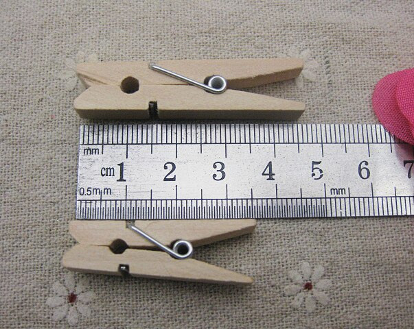 30-60 ks Prírodné drevené vešiaky na oblečenie, fotografický papier, štipce na bielizeň, vešiaky na bielizeň, DIY ozdoby, svadobné párty, klipy, príslušenstvo, 3 veľkosti