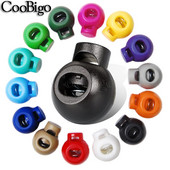 10 ks zátka na šnúrku, pružinová zarážka, prepínacia spona, okrúhla guľa, plastová farebná pre paracordové lano, šnúrky na topánky, DIY príslušenstvo