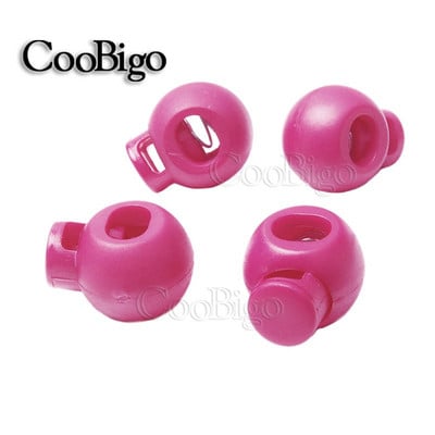 10 ks zátka na šnúrku, pružinová zarážka, prepínacia spona, okrúhla guľa, plastová farebná pre paracordové lano, šnúrky na topánky, DIY príslušenstvo