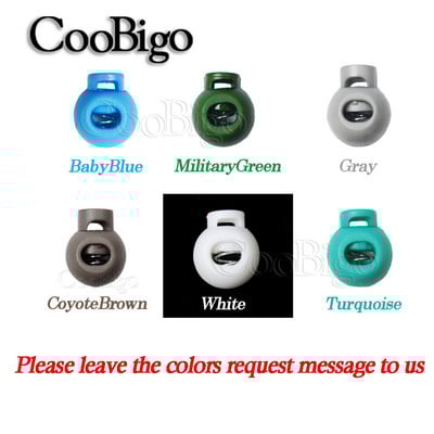 10 ks zátka na šnúrku, pružinová zarážka, prepínacia spona, okrúhla guľa, plastová farebná pre paracordové lano, šnúrky na topánky, DIY príslušenstvo