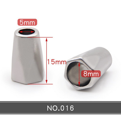 10 komada visokokvalitetnog metalnog graničnika za konopac Završeci užeta Brave za vrpcu Kopče za pričvršćivanje za ruksak Odjevni uzice Dodatak DIY