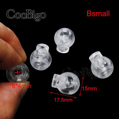 25 бр. Заключване на кабела Пластмасова запушалка Край на кабела Превключваща скоба Прозрачна скреж Спортно облекло Връзка за обувки Направи си сам Чанта Части Аксесоари