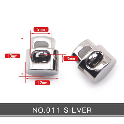 10 bucăți din aliaj de epocă, argint, gunmetal, dop metalic, făcut manual pentru îmbrăcăminte, accesorii de cusut, clemă, opritor, comutator de blocare a cablului