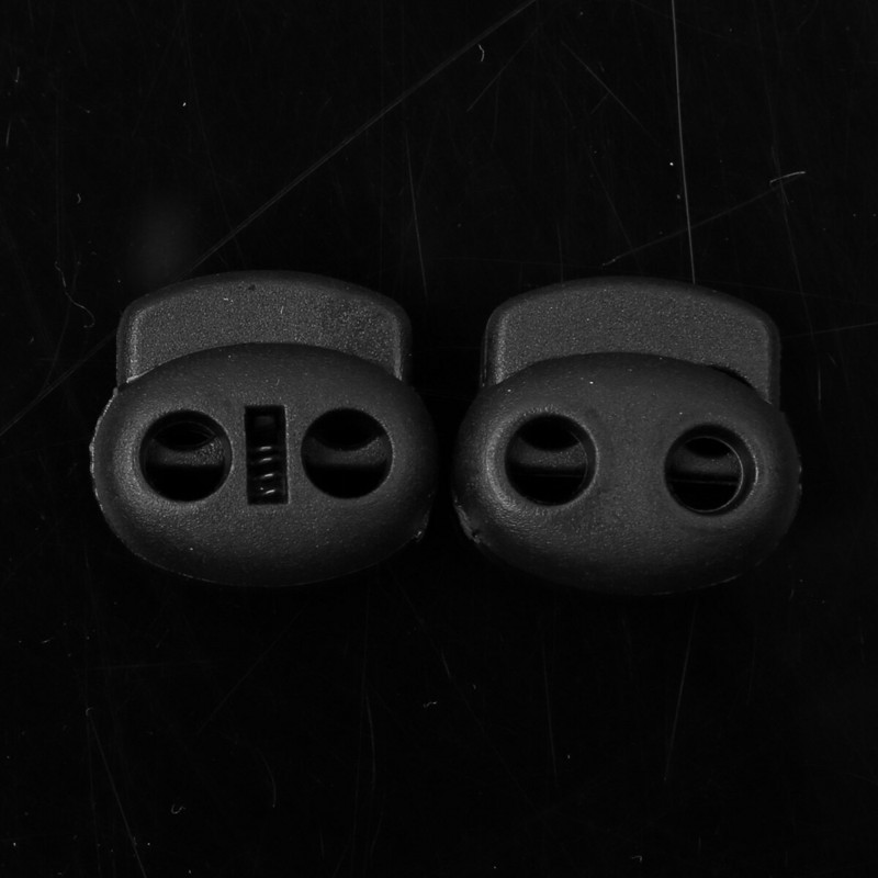 50 buc. Snur din plastic Blocare la capăt Comutator cu două orificii Opritor cu arc Butoane glisante de fixare pentru șnururi Genți șireturi Îmbrăcăminte