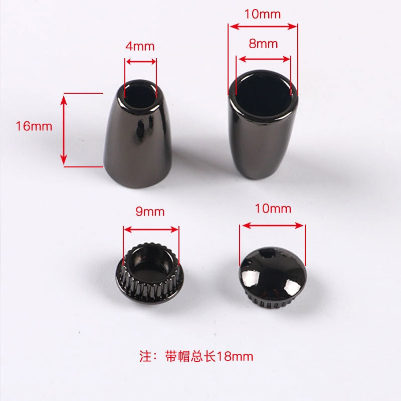 Σχήμα σταγόνας νερού από κράμα κορδονιού τέλος σχοινιού άκρα κλειδαριά καπακιού Πώμα εναλλαγής καλωδίου Κλιπ για τσάντα ρούχων Αθλητικά κορδόνια παπούτσια Ανταλλακτικά σχοινιού