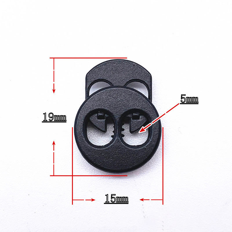 10 vnt Metalinis kamštis spyruoklinis užsegimo angos Sagtis Virvės spaustukas Laido spynos raištelių sustojimai galinių spaustukų sagtys