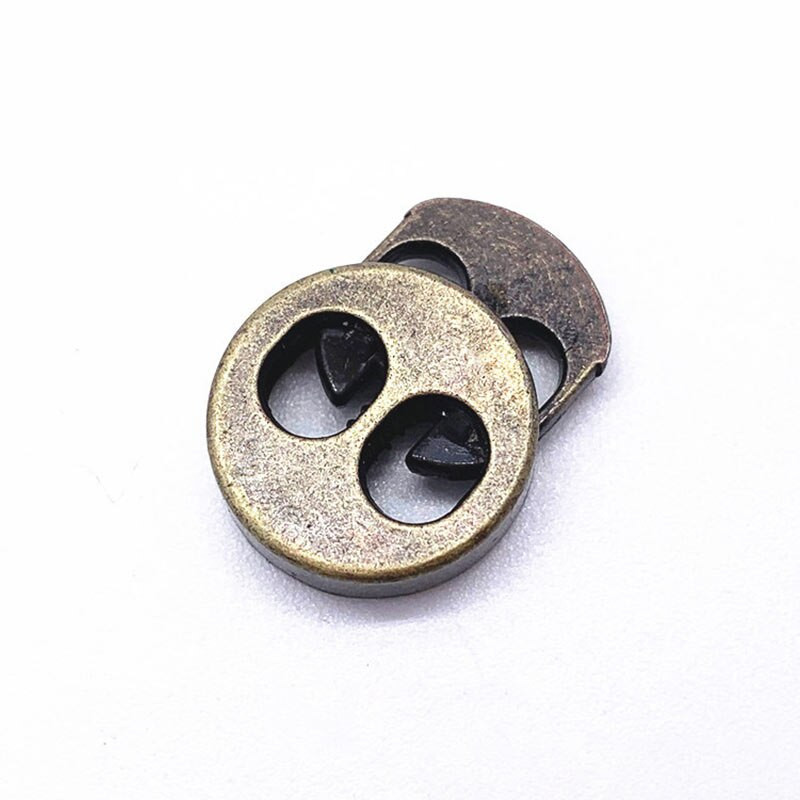 10 vnt Metalinis kamštis spyruoklinis užsegimo angos Sagtis Virvės spaustukas Laido spynos raištelių sustojimai galinių spaustukų sagtys