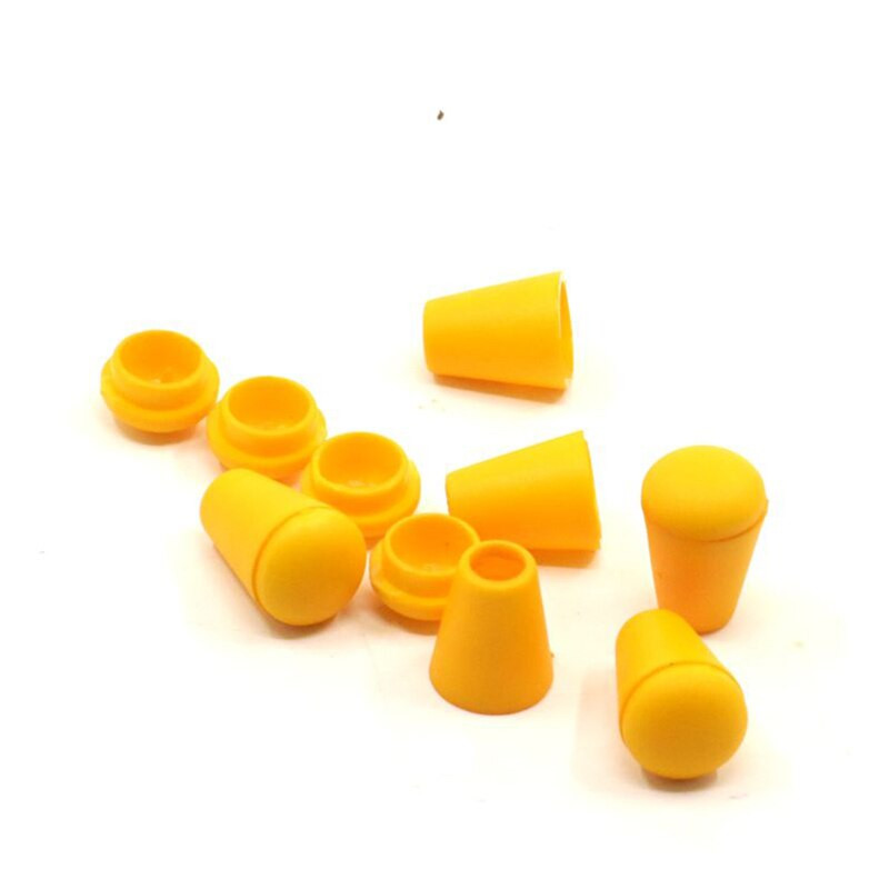 20 vnt. plastikinių laido galų kamšteliai sportiniai drabužiai gobtuvui sutraukiama virvelė Spalvingi laido galai su dangteliu „Pasidaryk pats“ siuvimo drabužių priedai